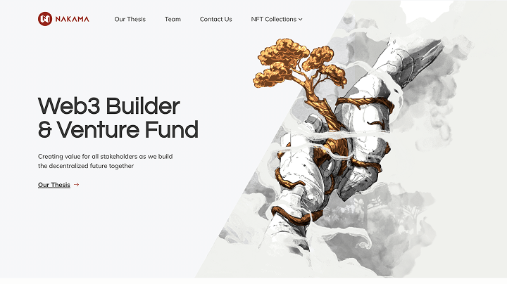 nakama.io website preview